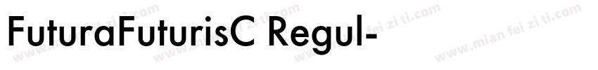 FuturaFuturisC Regul字体转换